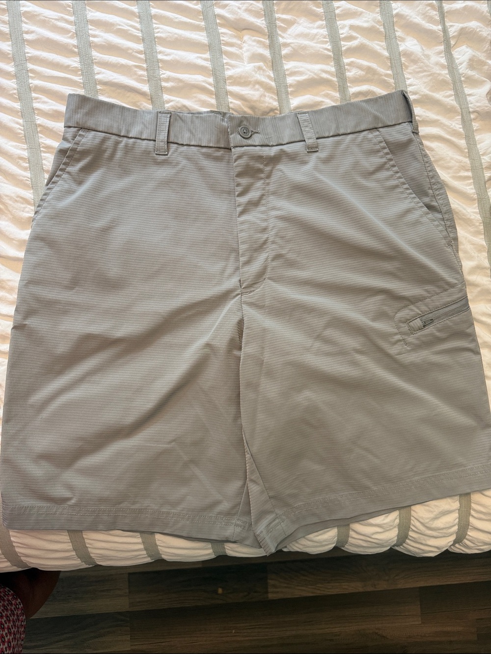 Pebble Beach Light Gray Men's Hybrid Shorts